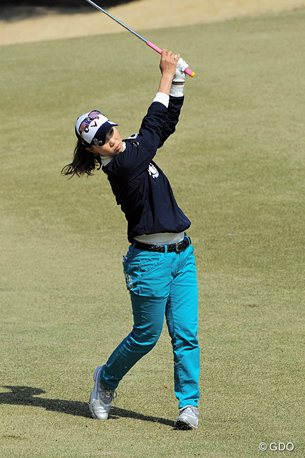 上田桃子はノーボギーでラウンド 危なげないゴルフも「70点」