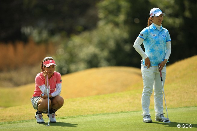 2015年 Tポイントレディス 2日目 笠りつ子、堀奈津佳