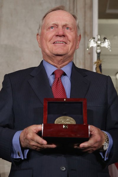 ジャック・ニクラスに米国市民最高の栄誉 ジャック・ニクラスが米国市民最高の議会名誉黄金勲章を受章した（Chip Somodevilla/Getty Images）