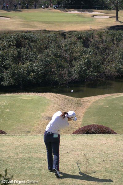 スタジオアリス女子オープン1日目 横峯さくら