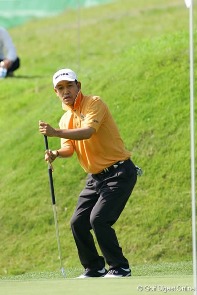 日本プロゴルフ選手権大会2日目 金鍾徳 粘りのゴルフで上位に食い込んでいる金鍾徳