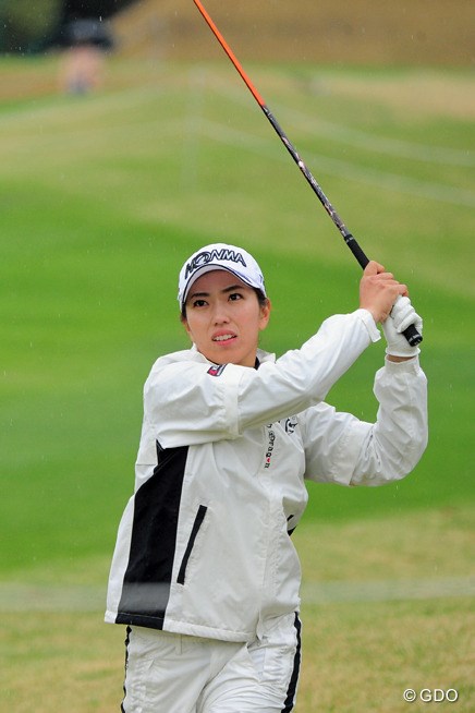 2015年 スタジオアリス女子オープン 初日 笠りつ子