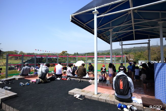 2015年 東建ホームメイトカップ 3日目 足湯