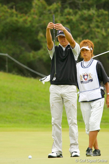同じ会場で行われた2007年大会で2位タイの広田悟が、相性抜群の首位タイ発進！ 三菱ダイヤモンドカップゴルフ初日 広田悟