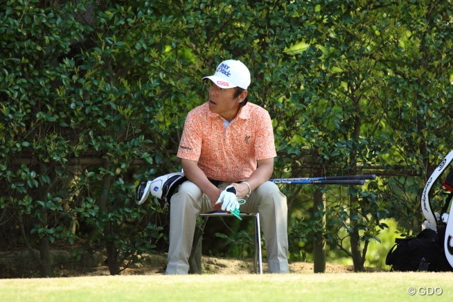 2015年 中日クラウンズ 初日 尾崎直道