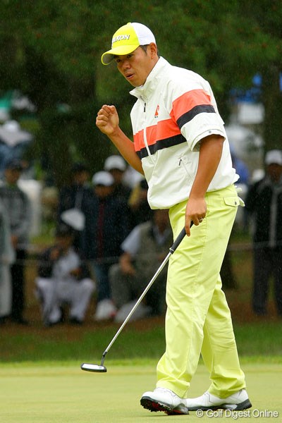 三菱ダイヤモンドカップゴルフ  3日目 甲斐慎太郎 今週月曜には「全米OP」予選会で36Hをラウンド、見事に本戦出場を決めた甲斐は7位タイ