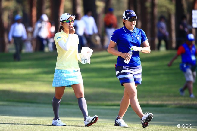 2015年 ワールドレディスサロンパスカップ 初日 宮里藍 成田美寿々