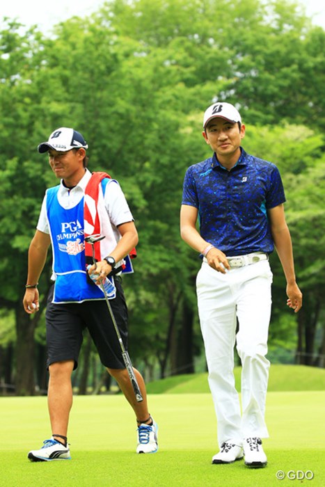 東北福祉大の歴代キャプテンのひとり。韓国人選手では異色の経歴といっていい 2015年 日本プロゴルフ選手権大会 日清カップヌードル杯 3日目 K.T.ゴン