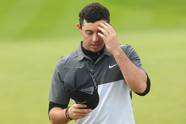 優勝本命・マキロイは予選落ち F.モリナリが首位堅守