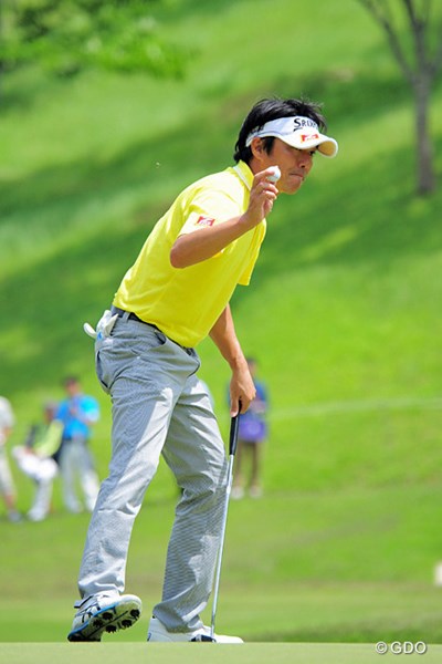 2015年 関西オープンゴルフ選手権競技 最終日 山下和宏 またもツアー初優勝は叶わなかった山下和宏。スコアを伸ばしたい序盤の崩れを悔やんだ。