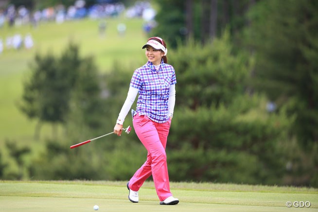 2015年 ヨネックスレディス 初日 菊地絵理香