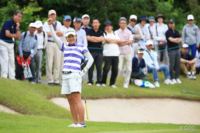2015年 ヨネックスレディス 初日 成田美寿々