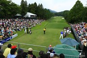 2015年 日本ゴルフツアー選手権 Shishido Hills 最終日 1番ホール