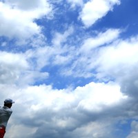 時折曇るが、基本は晴れていた一日 2015年 日本ゴルフツアー選手権 Shishido Hills 最終日  リャン・ウェンチョン