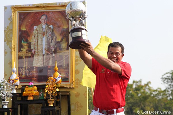 2015年 シンハーコーポレーション タイランドオープン 事前 プラヤド・マークセン 前回の13年大会はP.マークセンが優勝。タイの情勢不安もあり2年ぶりの実施となる