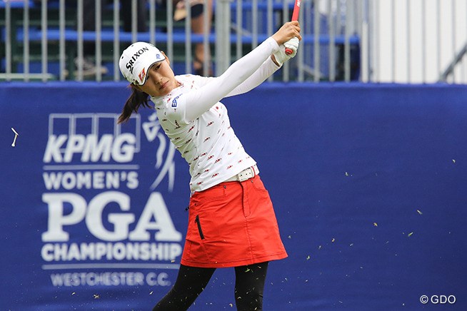 2015年 KPMG女子PGA選手権 初日 横峯さくら