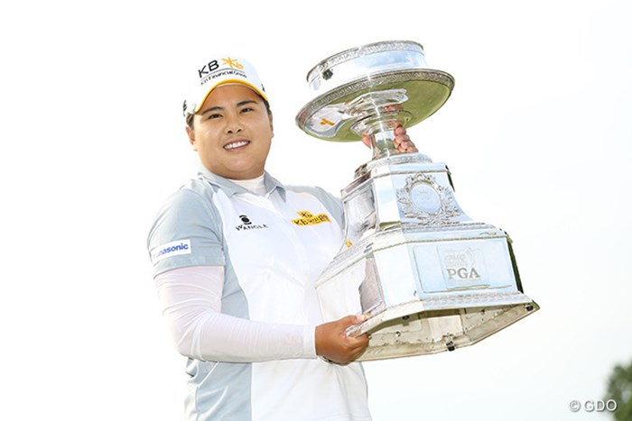 朴仁妃が史上2人目のメジャー大会3連覇を成し遂げた 2015年 KPMG女子PGA選手権 最終日 朴仁妃