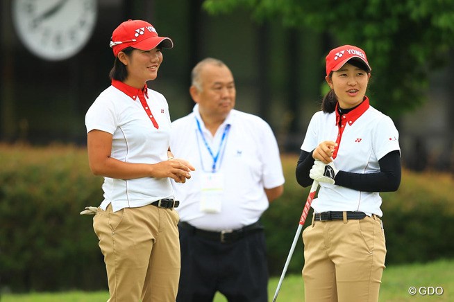 トヨタジュニアゴルフワールドカップ2015 初日 日本女子チーム