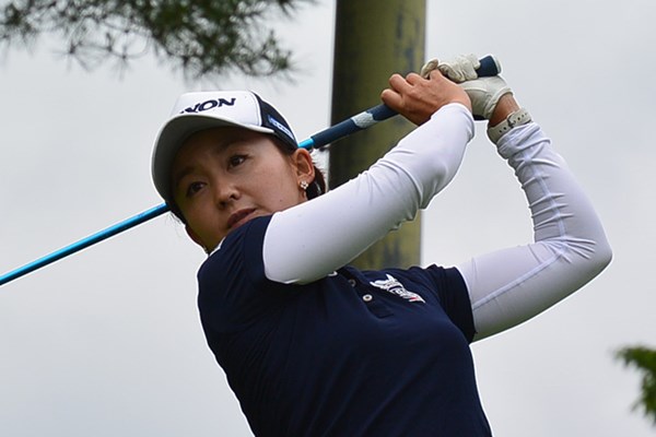 首位タイに浮上した櫻井有希＊日本女子プロゴルフ協会提供