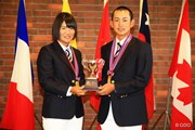 トヨタジュニアゴルフワールドカップ2015 最終日 松原由美 岡崎錬