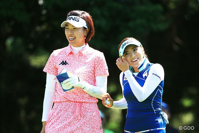 2015年 ニチレイレディス 2日目 大山志保＆イ・ボミ