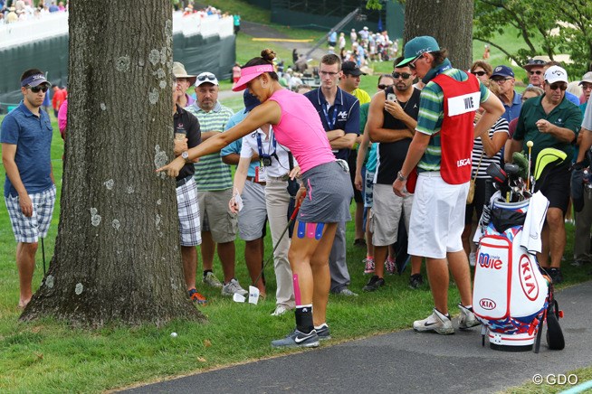 2015年 全米女子オープン 初日 ミッシェル・ウィ