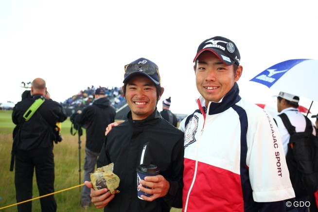 2015年 全英オープン 4日目 富村真治＆キャディ