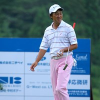 5アンダーの2位タイで初日を終えた秋葉真一 国内男子 UBS日本ゴルフツアー選手権 初日 秋葉真一