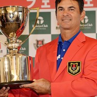 前年大会はグレゴリー・マイヤーがシニアツアー初優勝を飾った（提供：日本プロゴルフ協会） 2015年 マルハンカップ 太平洋クラブシニア 事前