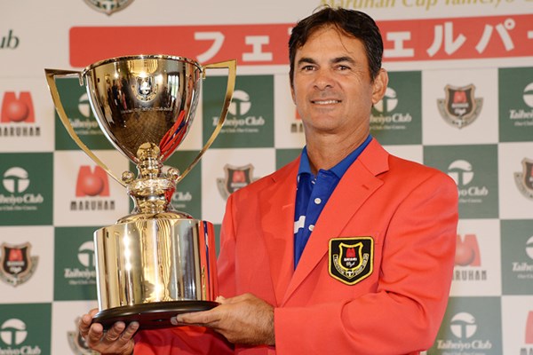 2015年 マルハンカップ 太平洋クラブシニア 事前 グレゴリー・マイヤー 前回大会、ハワイ出身のグレゴリー・マイヤーがシニアツアー初優勝を飾った（提供：日本プロゴルフ協会）
