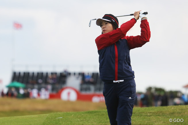 大山志保、宮里美香が3打差6位発進 首位にキム・ヒョージュ