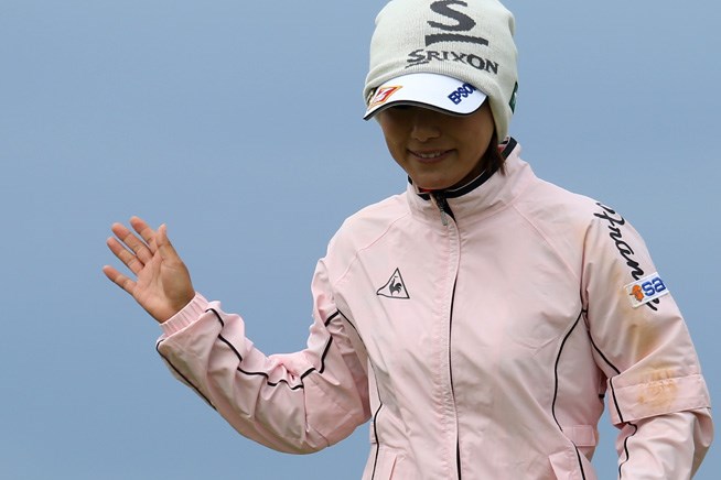 2015年 全英リコー女子オープン 3日目 横峯さくら