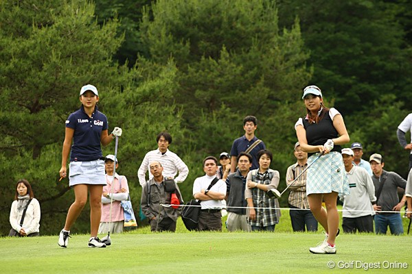 リゾートトラストレディス2日目 櫻井有希＆新井麻衣