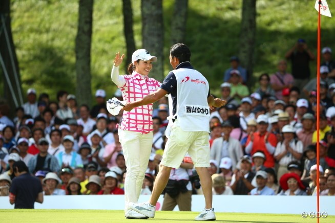 2015年 meijiカップ 最終日 西山ゆかり 芹澤信雄