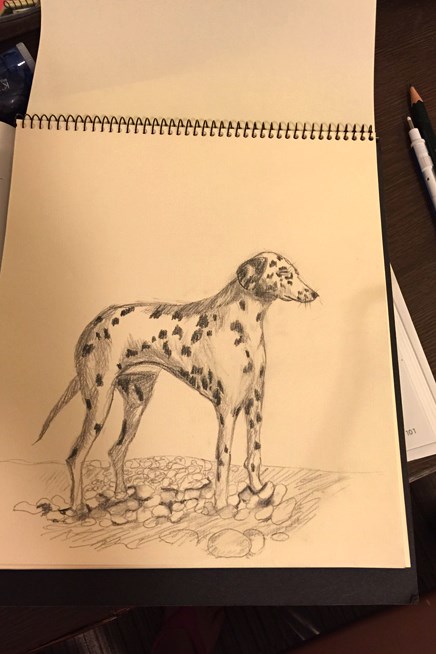 2015年 NEC軽井沢72 最終日 テレサ・ルー自筆の絵