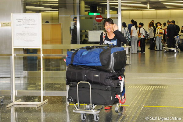 宮里藍が帰国！所属のサントリーレディス4年ぶりの出場！