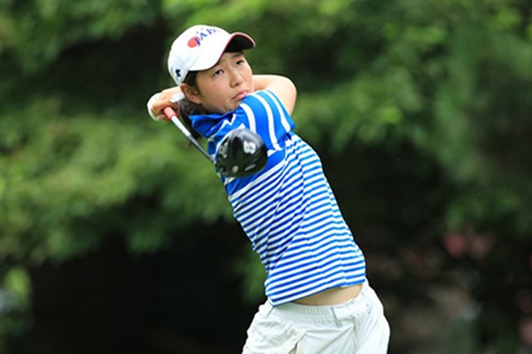 2015年 日本ジュニアゴルフ選手権 2日目 蛭田みな美 単独首位に立ち優勝に王手をかけた蛭田みな美