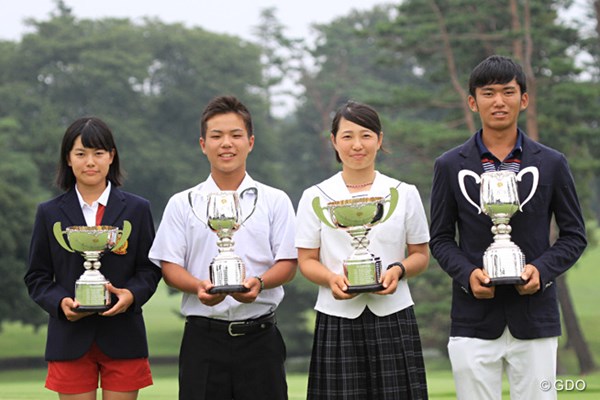 2015年 日本ジュニアゴルフ選手権 最終日 優勝者4人 未来のスター候補！日本ジュニアを制した4選手