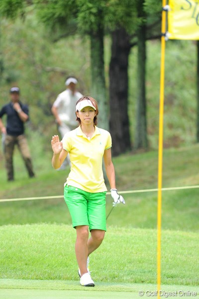 サントリーレディスオープンゴルフトーナメント初日 佐藤靖子