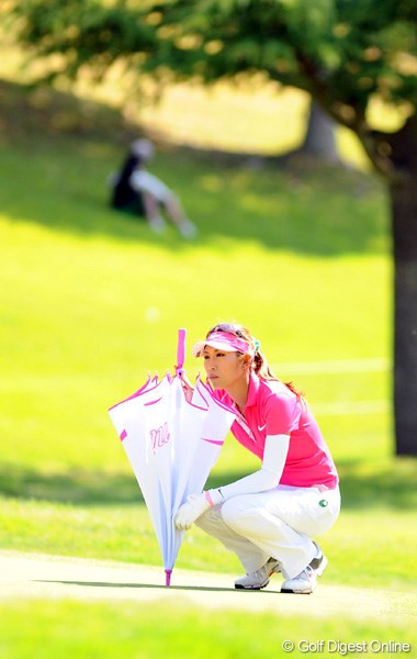 サントリーレディスオープンゴルフトーナメント2日目 金田久美子