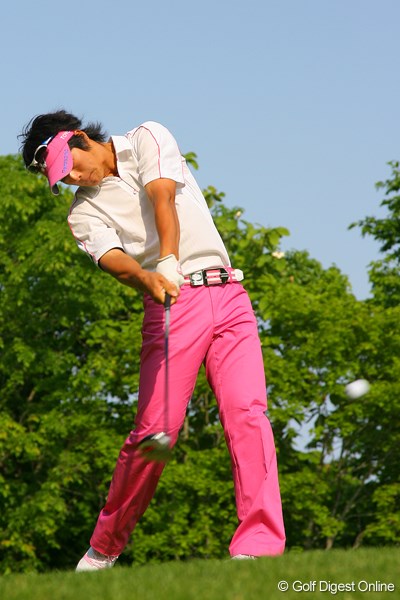 2009年 日本プロゴルフ選手権 第1ラウンド 石川遼 ショットは好調だが、ミスショットが大怪我に繋がってしまった