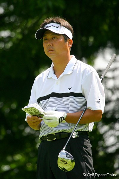 2009年 日本プロゴルフ選手権 第1ラウンド 野仲茂 久々に上位に名を連ねた野仲茂。首位を1打差で追う