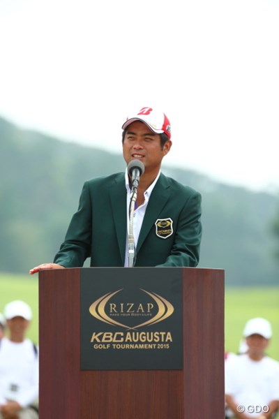 2015年 RIZAP KBCオーガスタゴルフトーナメント 最終日 池田勇太 とりあえず喋りがうまいのだ。