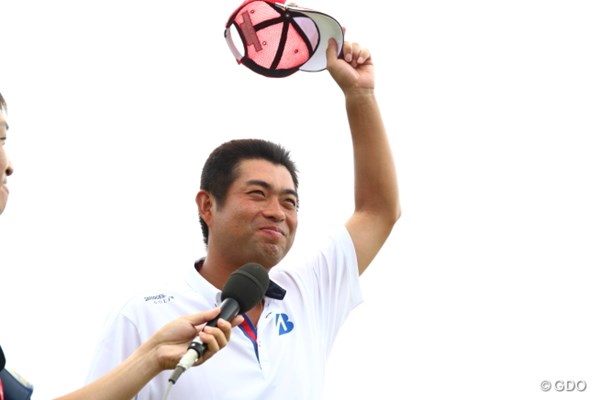 2015年 RIZAP KBCオーガスタゴルフトーナメント 最終日 池田勇太 上機嫌池田勇太。