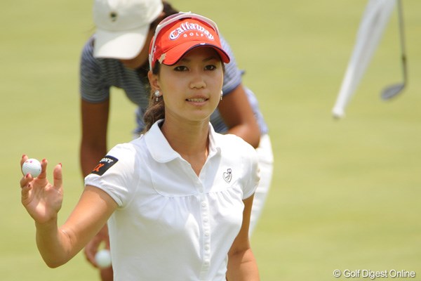 2ストローク伸ばした上田桃子は46位タイまで順位を上げて最終日に挑む 2009年 マクドナルドLPGAチャンピオンシップ 3日目 上田桃子