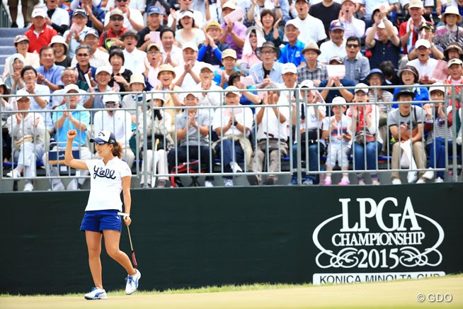 2015年 日本女子プロ選手権コニカミノルタ杯 3日目 上田桃子