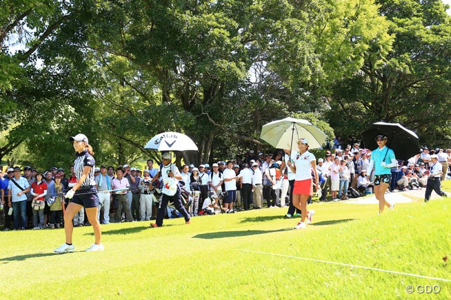 2015年 日本女子プロ選手権コニカミノルタ杯 最終日 テレサ・ルー 上田桃子 イ・ボミ