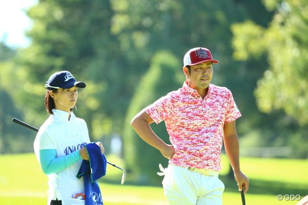 2015年 ANAオープンゴルフトーナメント 初日 谷原秀人 同級生コンビ。