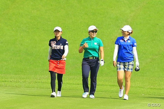 2015年 マンシングウェアレディース東海クラシック 初日 宮里美香 横峯さくら 申ジエ