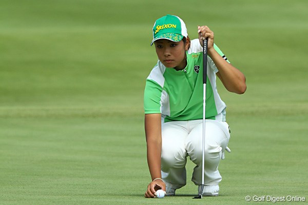 2009年 ニチレイPGMレディス 初日 森田理香子 7バーディの攻撃的なゴルフで首位タイスタートを切った森田理香子
